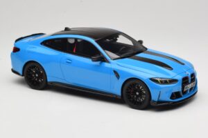BMW M4 CS G82 Riviera Blue GT Spirit 1:18 GT511 Smola – slika 4 od 6