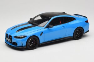 BMW M4 CS G82 Riviera Blue GT Spirit 1:18 GT511 Smola