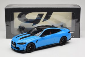BMW M4 CS G82 Riviera Blue GT Spirit 1:18 GT511 Smola – slika 6 od 6