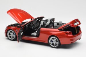 BMW M4 F83 Kabriolet Sakhir Oranžen Paragon 1:18 PA-97111 Kovina – slika 5 od 8
