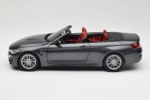 BMW M4 F83 Kabriolet Mineral Grey Paragon 1:18 80432339610 Kovina – slika 4 od 8