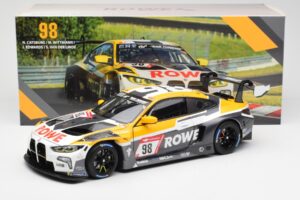 BMW M4 G82 GT3 Rowe Racing #98 ADAC 24 Hours Nürburgring 2022 Minichamps 1:18 113222098 Kovina – slika 8 od 8