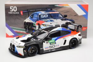 BMW M4 GT3 Ceccato Racing #50 T. Glock DTM Imola 2022 Minichamps 1:18 113222050 Kovina – slika 8 od 8