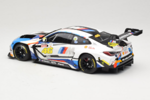 BMW M4 GT3 #46 V. Rossi / A. Farfus / M. Martin Team WRT 12 Hours of Bathurst 2023 Minichamps 1:18 113232146 Kovina – slika 7 od 8