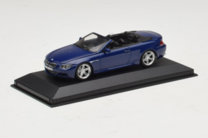 BMW M6 E64 Kabriolet Blue Metallic Minichamps 1:43 BMW017 Kovina – slika 2 od 4