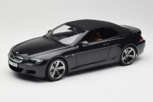 BMW M6 E64 Kabriolet Sapphire Black Kyosho 1:18 80430417424 Kovina – slika 3 od 9