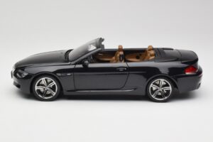 BMW M6 E64 Kabriolet Sapphire Black Kyosho 1:18 80430417424 Kovina – slika 5 od 9