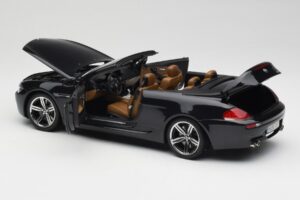 BMW M6 E64 Kabriolet Sapphire Black Kyosho 1:18 80430417424 Kovina – slika 6 od 9