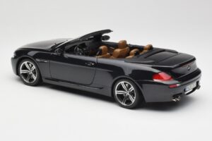 BMW M6 E64 Kabriolet Sapphire Black Kyosho 1:18 80430417424 Kovina – slika 8 od 9