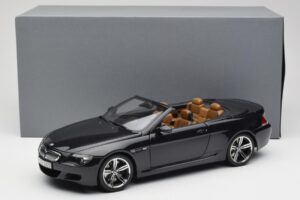 BMW M6 E64 Kabriolet Sapphire Black Kyosho 1:18 80430417424 Kovina – slika 9 od 9