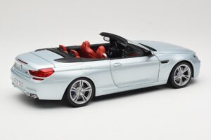 BMW M6 F12 Kabriolet Silverstone Silver Paragon 1:18 8043225656 Kovina – slika 3 od 8