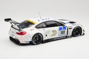 BMW M6 GT3 F13 #100 Schubert Motorsport J. Edwards / J. Klingmann 24h Nurburgring 2016 Minichamps 1:18 155162611 Kovina – slika 2 od 6