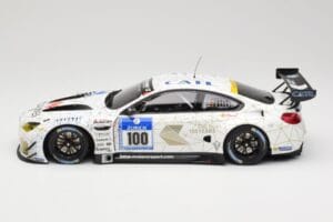 BMW M6 GT3 F13 #100 Schubert Motorsport J. Edwards / J. Klingmann 24h Nurburgring 2016 Minichamps 1:18 155162611 Kovina – slika 3 od 6