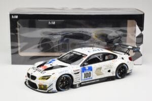 BMW M6 GT3 F13 #100 Schubert Motorsport J. Edwards / J. Klingmann 24h Nurburgring 2016 Minichamps 1:18 155162611 Kovina – slika 6 od 6