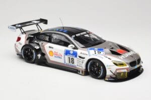 BMW M6 GT3 F13 #18 Schubert Motorsport A. Farfus / J. Krohn 24h Nurburgring 2016 Minichamps 1:18 155162618 Kovina – slika 4 od 6
