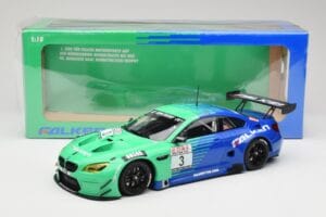 BMW M6 GT3 F13 #3 Falken Motorsports P. Düsseldorf / J. Müller VLN Winner Heat 4 2017 Minichamps 1:18 153172693 Kovina – slika 6 od 6
