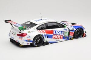 BMW M6 GT3 F13 #96 Turner Motorsport B. Auberlen / R. Foley Class Winner Petit Le Mans 2019 Minichamps 1:18 153192696 Kovina – slika 2 od 6