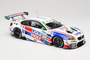BMW M6 GT3 F13 #96 Turner Motorsport B. Auberlen / R. Foley Class Winner Petit Le Mans 2019 Minichamps 1:18 153192696 Kovina – slika 4 od 6
