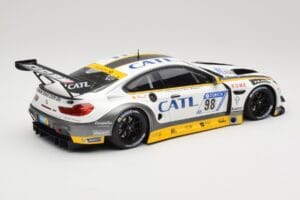 BMW M6 GT3 F13 #98 Rowe Racing M. Palttala / N. Catsburg 2nd Place 24 Hours of Nurburgring 2017 Minichamps 1:18 155172698 Kov – slika 2 od 6