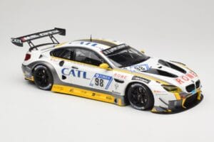 BMW M6 GT3 F13 #98 Rowe Racing M. Palttala / N. Catsburg 2nd Place 24 Hours of Nurburgring 2017 Minichamps 1:18 155172698 Kov – slika 4 od 6