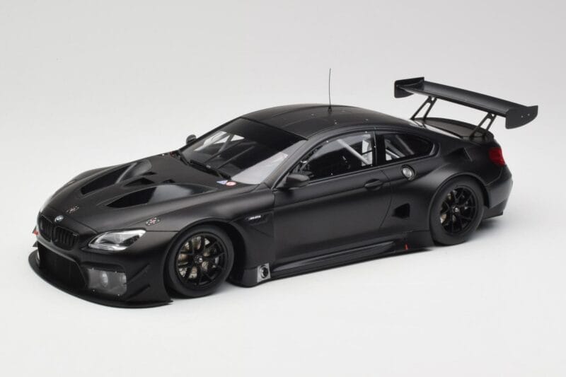 BMW M6 GT3 F13 Plain Body Version Matte Black Minichamps 1:18 155162610 Kovina