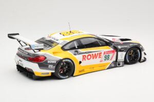 BMW M6 GT3 Rowe Racing #98 M. Wittmann / T. Blomqvist / P. Eng 4th Place 24 Hours Nurburgring 2020 Minichamps 1:18 155202698  – slika 2 od 6