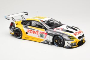 BMW M6 GT3 Rowe Racing #98 M. Wittmann / T. Blomqvist / P. Eng 4th Place 24 Hours Nurburgring 2020 Minichamps 1:18 155202698  – slika 4 od 6
