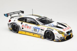 BMW M6 GT3 Rowe Racing #99 M. Basseng / M. Martin 24 Hours Nurburgring 2017 Minichamps 1:18 155172699 Kovina – slika 4 od 6