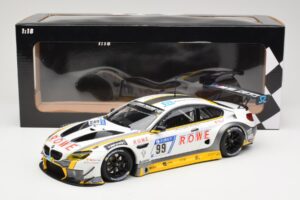 BMW M6 GT3 Rowe Racing #99 M. Basseng / M. Martin 24 Hours Nurburgring 2017 Minichamps 1:18 155172699 Kovina – slika 6 od 6