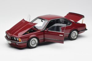 BMW M635 CSi E24 Karmin Rdeč AUTOart 1:18 70528 Kovina – slika 2 od 8