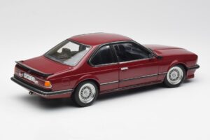 BMW M635 CSi E24 Karmin Rdeč AUTOart 1:18 70528 Kovina – slika 3 od 8
