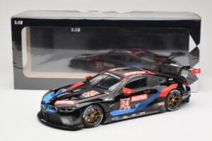 BMW M8 GTE RLL Racing #24 J. Edwards / J. Krohn IMSA GP Road Atlanta 2020 Minichamps 1:18 155202994 Kovina – slika 6 od 6