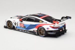 BMW M8 GTE Team RLL C. De Phillippi / B. Auberlen 2nd in Class 12 Hours of Sebring 2018 Minichamps 1:18 155182925 Kovina – slika 5 od 6