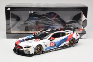 BMW M8 GTE Team RLL C. De Phillippi / B. Auberlen 2nd in Class 12 Hours of Sebring 2018 Minichamps 1:18 155182925 Kovina – slika 6 od 6