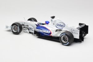 BMW Sauber F1.06 #17 J. Villeneuve Launch Version 2006 Minichamps 1:18 80430413184 Kovina – slika 5 od 6