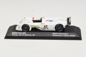BMW V12 LMR #42 T. Kristensen / J.J. Lehto / J. Muller 24 Hours of Le Mans 1999 Minichamps 1:43 80429418137 Kovina
