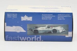 BMW V12 LMR LMP1 #43 B. Auberlen / M. Gounon 24 Hours of Le Mans 2000 Minichamps 1:43 80420018216 Kovina – slika 4 od 4