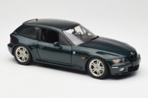 BMW Z3 Coupe 2.8 Green Metallic UT Models 1:18 20422 Kovina – slika 5 od 7