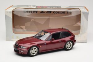 BMW Z3 Coupe 2.8 Red Metallic UT Models 1:18 20423 Kovina – slika 8 od 8