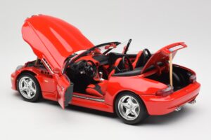 BMW Z3 E36/7 Roadster Rdeč Bburago 1:18 3349 Kovina – slika 5 od 8