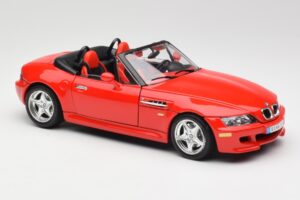BMW Z3 E36/7 Roadster Rdeč Bburago 1:18 3349 Kovina – slika 6 od 8
