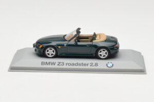 BMW Z3 Roadster 2.8 Temnozelena Minichamps 1:43 80429421514 Kovina