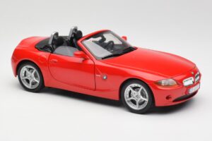 BMW Z4 E85 Roadster Rdeč Bburago 1:18 34046 Kovina – slika 6 od 8