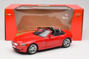 BMW Z4 E85 Roadster Rdeč Bburago 1:18 34046 Kovina – slika 8 od 8