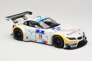 BMW Z4 GT3 #19 Team Schubert J. Muller / D. Muller ADAC 24 Hours Nurburgring 2012 Minichamps 1:18 151122319 Kovina – slika 4 od 6