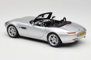 BMW Z8 E52 Kabriolet Srebrna Kyosho 1:18 80432411551 Kovina – slika 5 od 8
