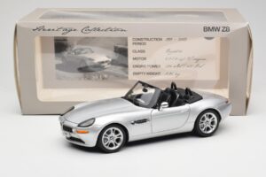 BMW Z8 E52 Kabriolet Srebrna Kyosho 1:18 80432411551 Kovina – slika 8 od 8