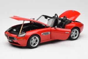 BMW Z8 E52 Rdeč AUTOart 1:18 70513 Kovina – slika 2 od 8