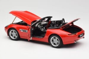 BMW Z8 E52 Rdeč AUTOart 1:18 70513 Kovina – slika 5 od 8