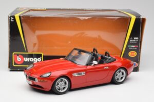BMW Z8 E52 Rdeč Metalik Bburago 1:18 18-12032 Kovina – slika 8 od 8
